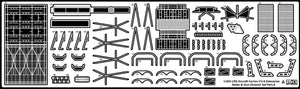 MK1 Design MD-20021 US Navy Aircraft Carrier CV-6 Enterprise Detail Up Parts Dx for Trumpeter 1/200 – imagen 66