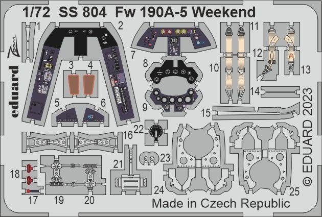 Eduard SS804 Fw 190A-5 Weekend EDUARD 1/72