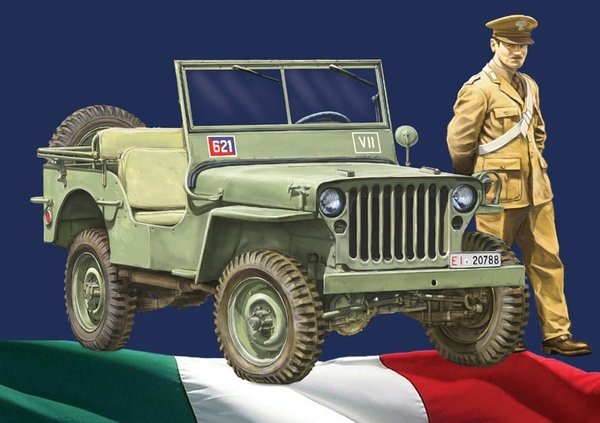 Italeri 6355 WILLYS JEEP 1/4 TON 4X4 ARMA DEI CARABINIERI 1/24 – immagine 2