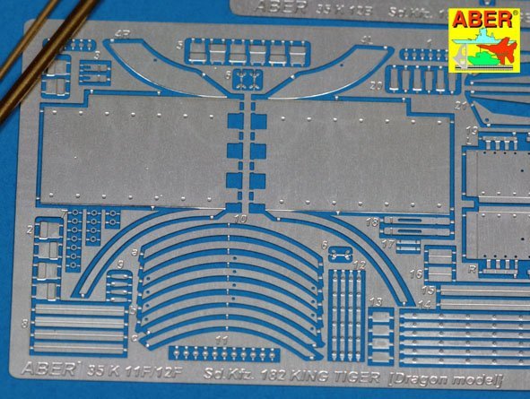 Aber 35K12 Pz.Kpfw. VI, Ausf.B (Sd.Kfz. 182) King Tiger (Henschel Turret) 1/35 – imagen 2
