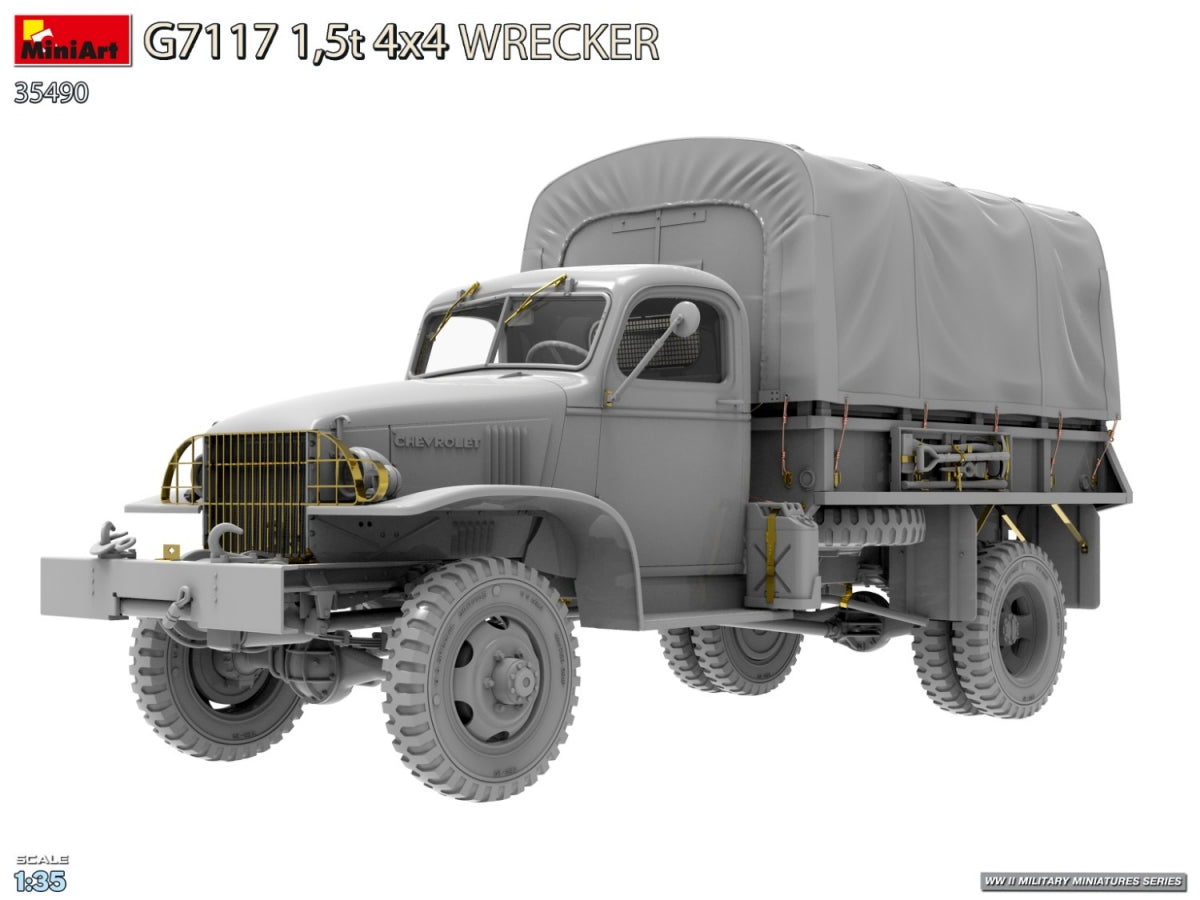 MiniArt 35490 G7117 1,5t 4x4 Wrecker 1/35 – imagen 4