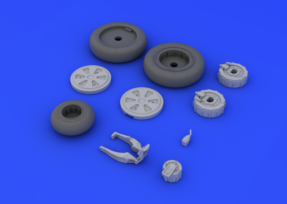 Eduard 648110 MiG-21PFM wheels 1/48 (EDUARD) – immagine 6