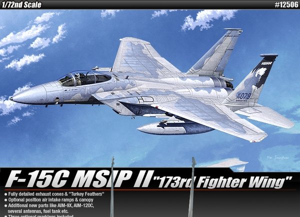 Academy 12506 F-15C MSIP II (173rd Fighter Wing) 1/72