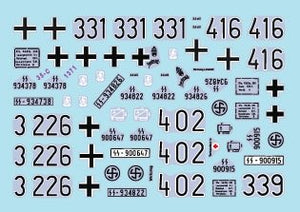 Star Decals 35-C1371 SdKfz 250 neu 2 SdKfz 250/1, SdKfz 250/3 et SdKfz 250/7 - Marquages ​​Waffen-SS 1/35 – image 3