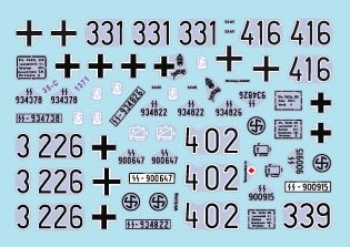 Star Decals 35-C1371 SdKfz 250 neu 2 SdKfz 250/1, SdKfz 250/3 et SdKfz 250/7 - Marquages ​​Waffen-SS 1/35 – image 3