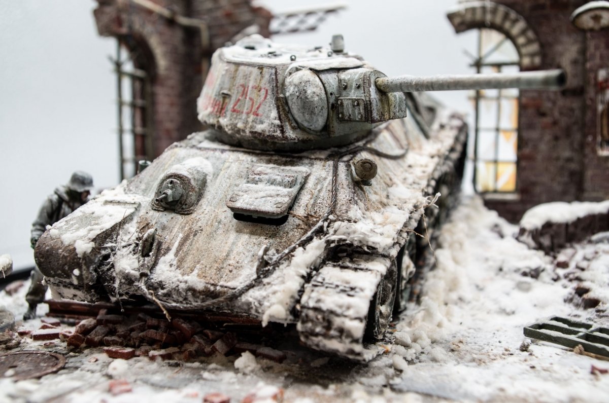 RT-Diorama 35302 Diorama-Base: &amp;quot;Wintergewitter&amp;quot; Operation Winter Storm 1/35 – imagen 11