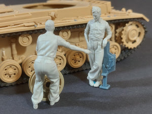 Panzer Art FI35-240 German tank mechanic at work set 1/35 – zdjęcie 2