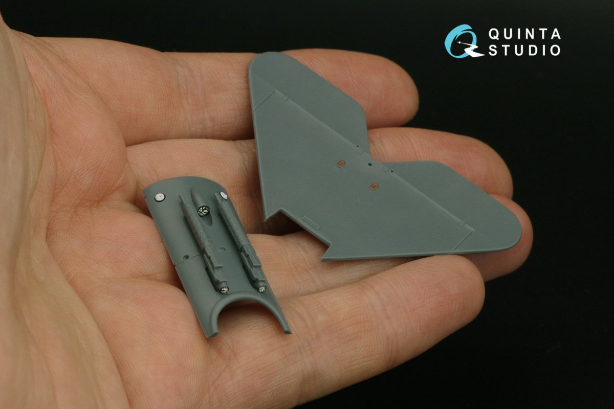 Quinta Studio QD48298 Fokker EV-DVIII 3D-Printed &amp;amp; coloured Interior on decal paper (Eduard) 1/48 – imagen 9