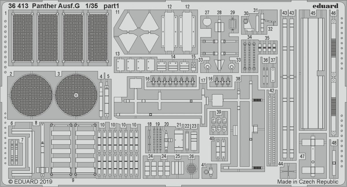 Eduard 36413 Panther Ausf. G 1/35 ACADEMY – Bild 2