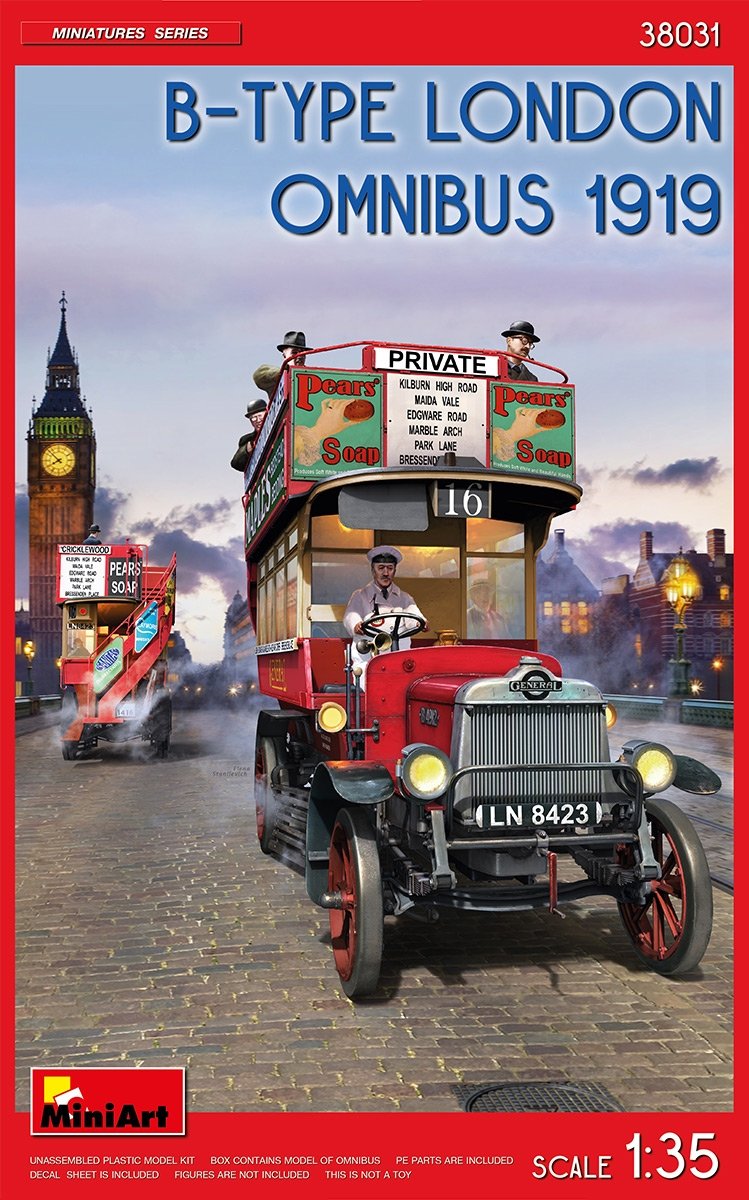 MiniArt 38031 B-TYPE LONDRES OMNIBUS 1919 1/35 