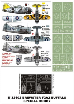 Montex K32102 F2A-2 Buffalo 1/32