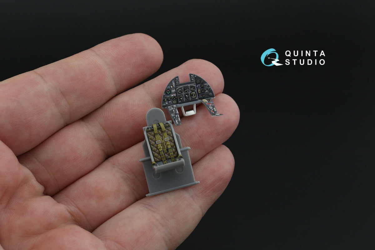 Quinta Studio QD48503 Typhoon Mk.Ib late 3D-Printed &amp;amp; coloured Interior on decal paper (Hasegawa/Italeri) 1/48 – imagen 8