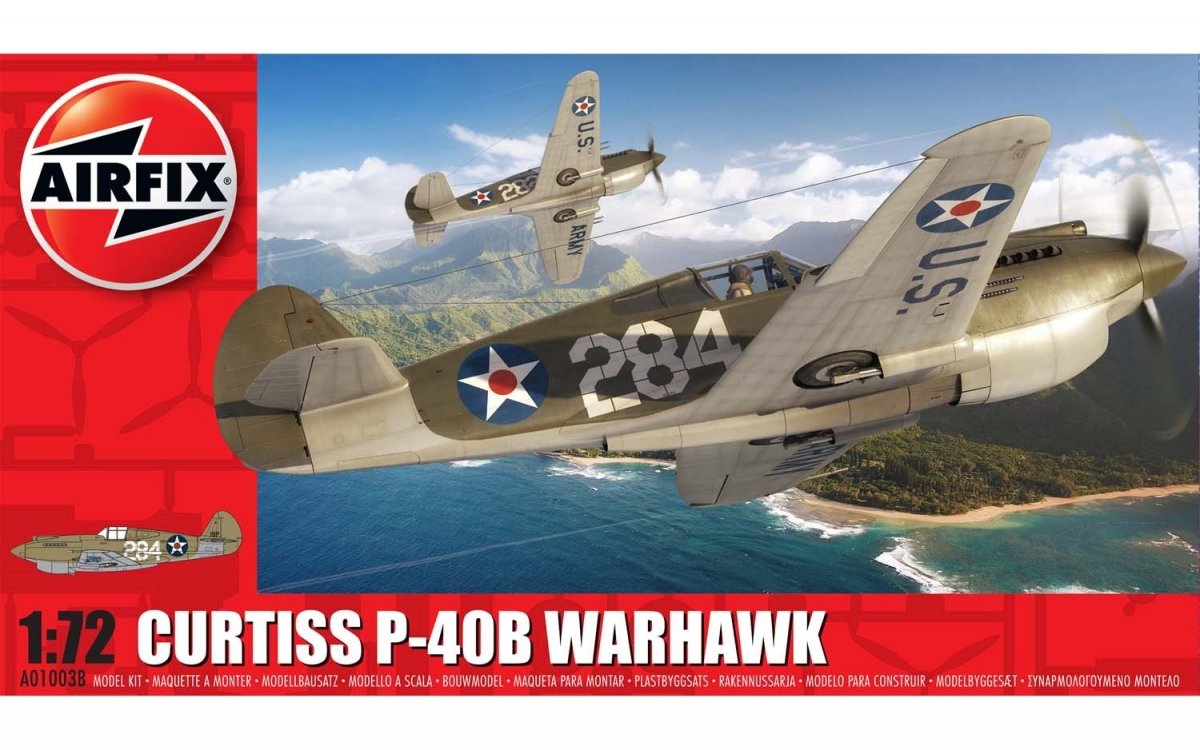 Maquette Airfix 01003B Curtiss P-40B Warhawk au 1/72