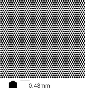 KA Models KA-00005 HEXAGON PATTERN MESH A 0.43mm X 0.37mm – immagine 4