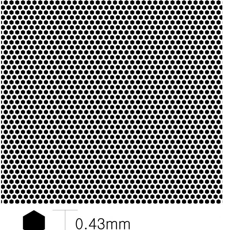 KA Models KA-00005 HEXAGON PATTERN MESH A 0.43mm X 0.37mm – immagine 4