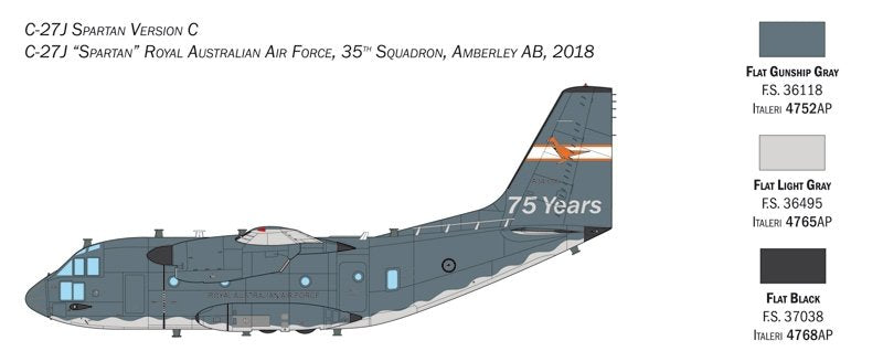 Italeri 1450 C-27J SPARTAN / G.222 1/72 – imagen 3