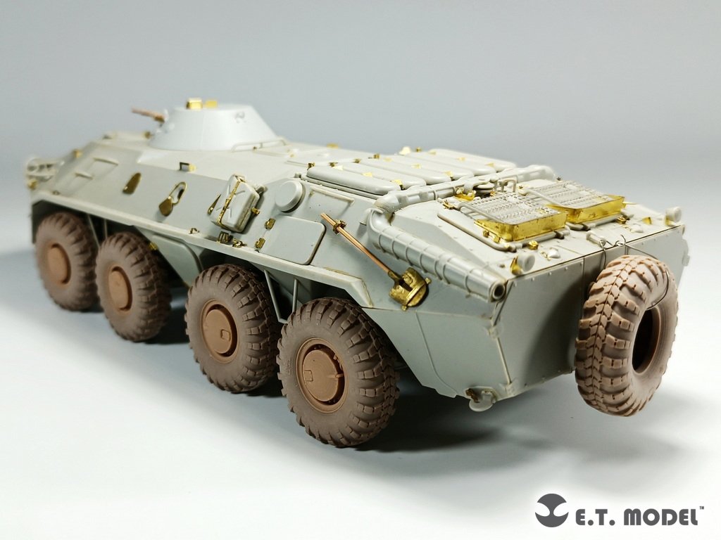 E.T. Model P35-128 Russian BTR-70 APC Sagged Wheels for Trumpeter kit 1/35 – imagen 4