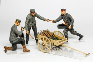 Copper State Models F32-006 Équipe de ravitaillement du personnel d&amp;#39;aérodrome allemand avec chariot 1/32 – image 3