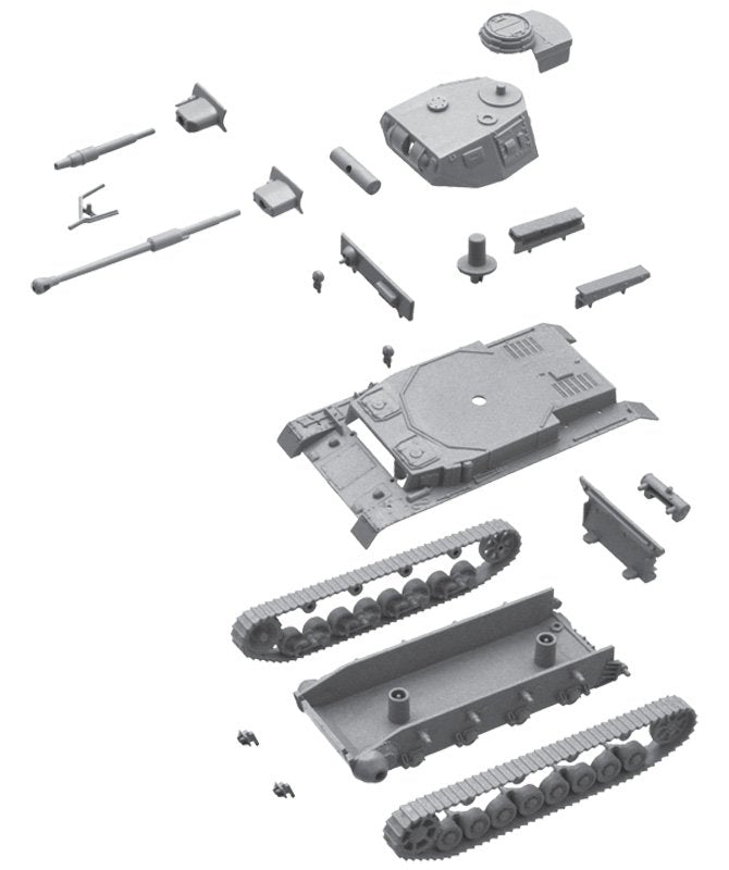 Italeri 7514 SD. KFZ. 161 PZ. KPFW. IV AUSF.F1/F2 1/72 – immagine 5