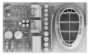 MK1 Design MD-20025 DKM Battleship SCHARNHORST VALUE PACK for Trumpeter 1/200 – immagine 2