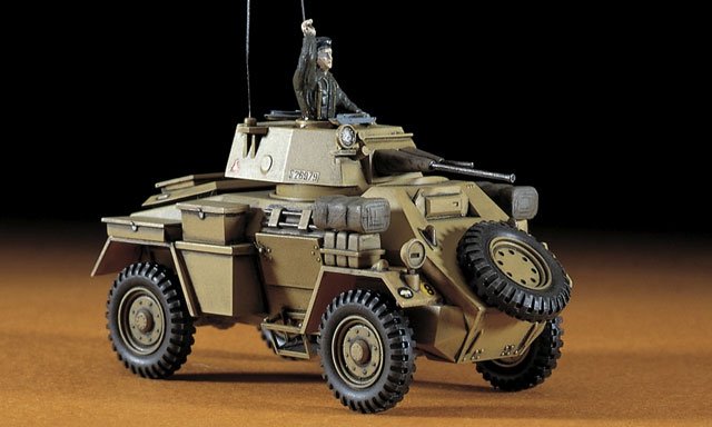 Hasegawa MT25 ARMOURED CAR HUMBER Mk.II 1/72 – imagen 2