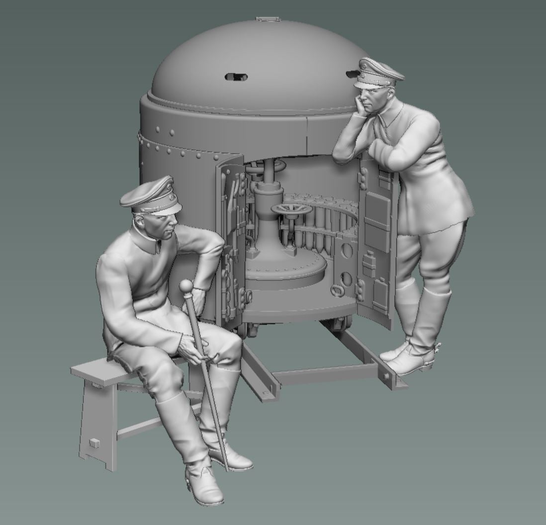 Copper State Models F35-050 Fahrpanzer german sitting officer 1/35 – immagine 5