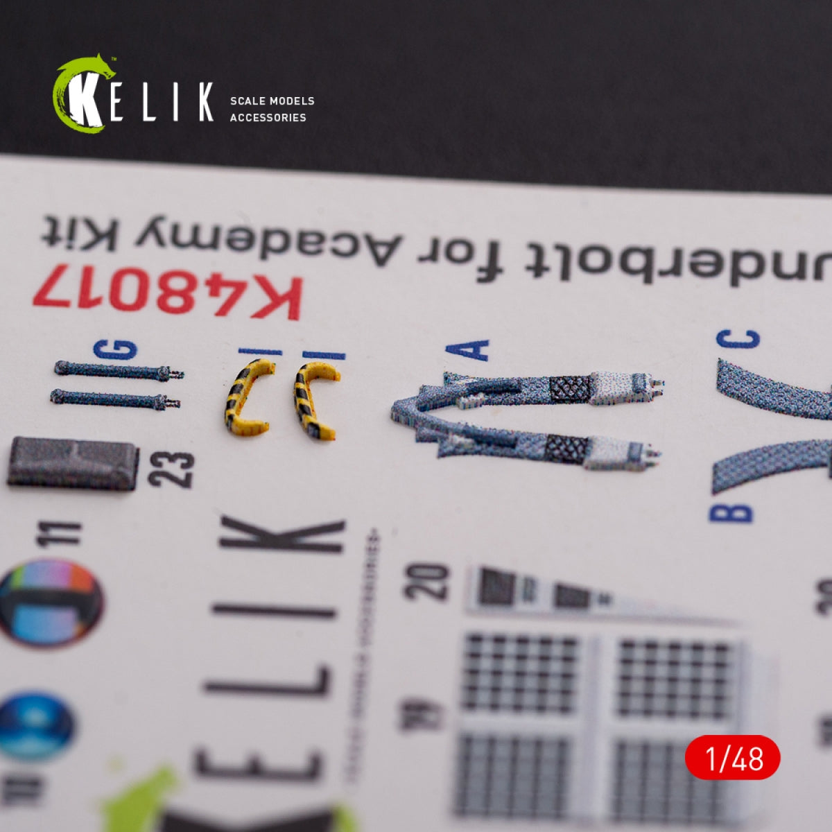 KELIK K48017 A-10C &amp;quot;Thunderbolt &amp;quot; interior 3D decals for Academy kit 1/48 – Bild 6