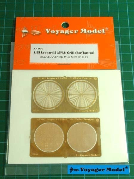 Voyager Model AP007 Leopard 2A5/A6 Grill for Tamiya 1/35 – Bild 2