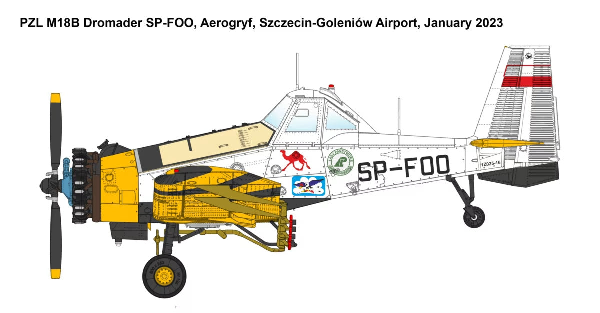 IBG 48002 PZL M18 Dromader - Polish Crop Duster (Two-seater) 1/48