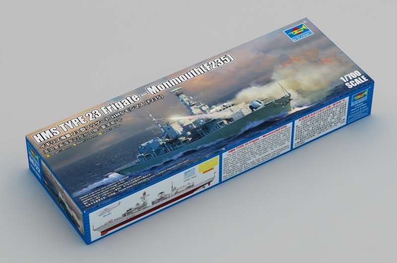 Trumpeter 06722 HMS TYPE 23 Frigate – Monmouth(F235) 1/700 – immagine 2