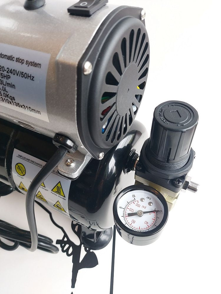 Compresseur sans huile Fine Art FA-20T 3 l avec filtre et réducteur Premium Line (S5000)  – image 3