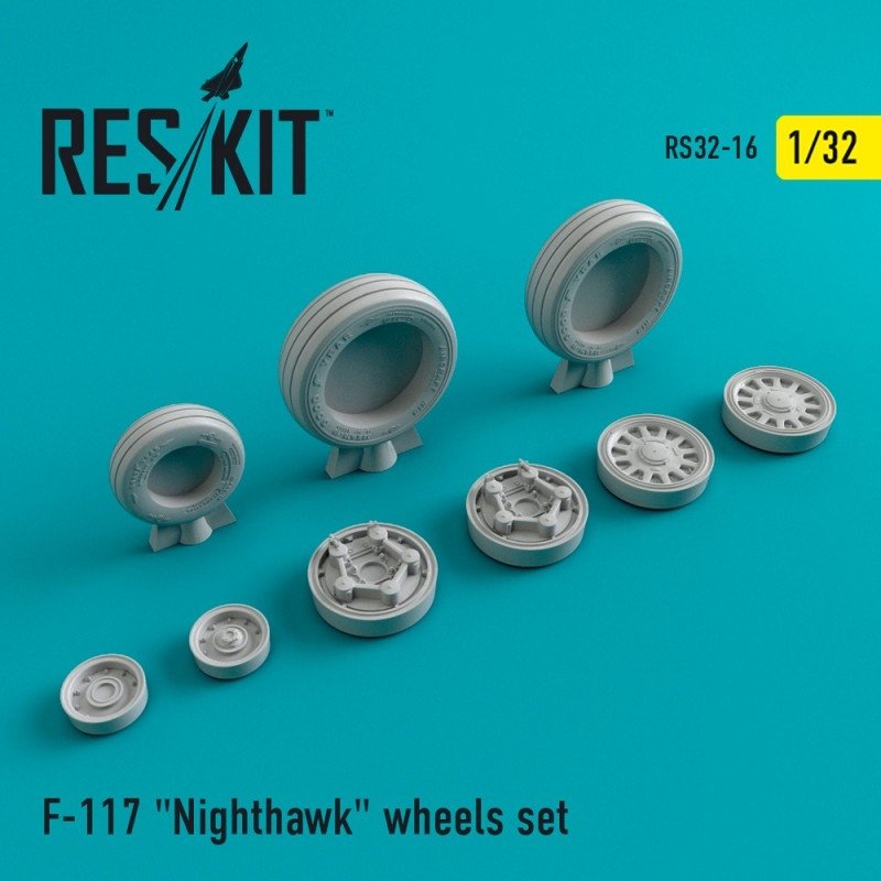 RESKIT RS32-0016 F-117 &amp;quot;Nighthawk&amp;quot; wheels set 1/32