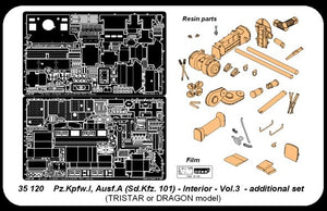 Aber 35120 Panzer IA cz.3 wnetrze (TRI) 1/35 – Bild 4