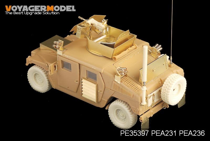 Voyager Model PE35397 Modern USMC HUMVEE M1114 w/CIP/smoke discharge for Bronco 35080 1/35 – imagen 8