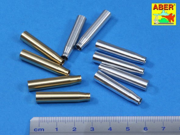 Aber 16074 German Medium Tank Pz.Kpfw. IV, Ausf.H (Sd.Kfz. 161/2) Vol.15 - Ammo cartrige cases x 10 pcs. 1/16 – immagine 2