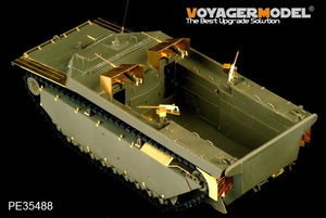 Maquette Voyager PE35488 Véhicule de débarquement chenillé américain LVT-4 Water Buffalo de la Seconde Guerre mondiale, version de base, pour AFV CLUB 35198, échelle 1/35 – image 2