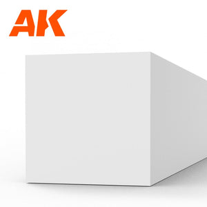 AK Interactive AK6535 STRIPS 5.00 X 5.00 X 350MM – STYRENE STRIP – (4 UNITS) – zdjęcie 2