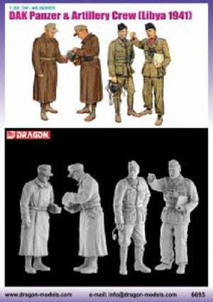 Dragon 6693 DAK Panzer Artillery Crew (Libye 1941) (1/35) – image 2