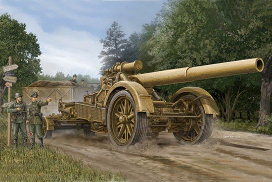 Trumpeter 02314 German 21 cm Morser 18 Heavy Artillery 1/35