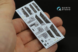 Quinta Studio QD48216 F/A-18D Late 3D-Printed &amp;amp; coloured Interior on decal paper with resin parts (Kinetic) 1/48 – immagine 11