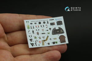Quinta Studio QD48144 Spitfire PR.XIX 3D-Printed &amp;amp; coloured Interior on decal paper (Airfix) 1/48 – Bild 3