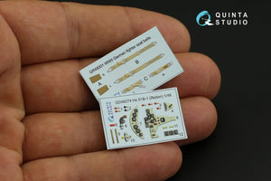 Quinta Studio QD48274 He 51B 3D-Printed &amp;amp; coloured Interior on decal paper (Roden) 1/48 – Bild 3