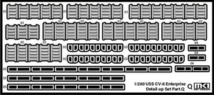 MK1 Design MD-20022 USS CV-6 Enterprise DX with Full Wooden Deck for Trumpeter 1/200 – Bild 77
