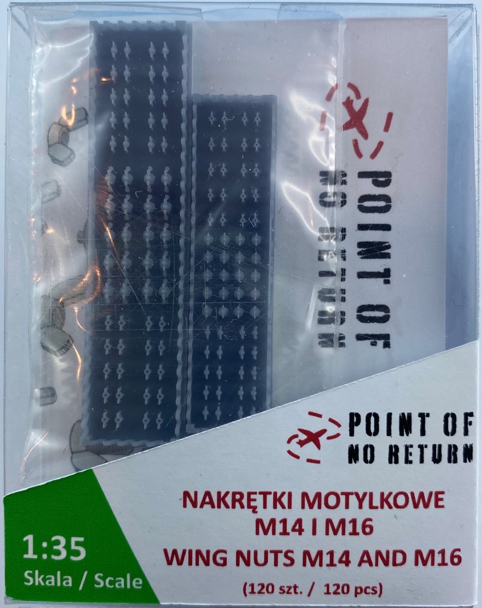 Point of no Return 3523022 Nakrętki motylkowe M14 i M16 / M14 and M16 wing nuts 1/35 – imagen 13