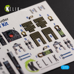 KELIK K72129 A-6E Intruder - interior 3D decals for Trumpeter kit 1/72 – imagen 5