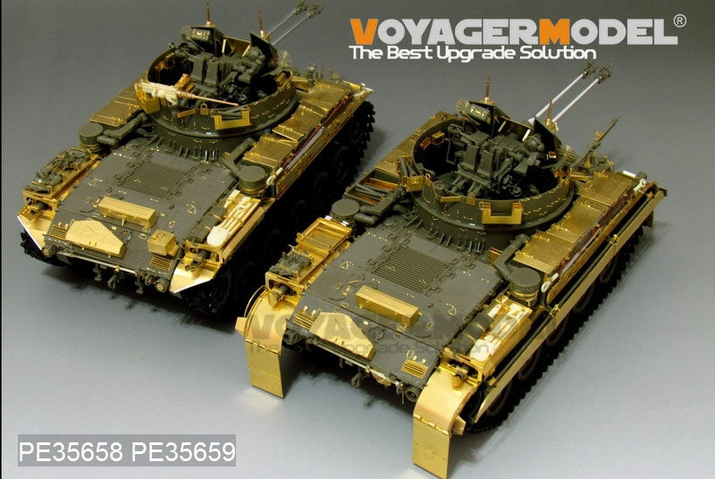 Garde-boues Voyager Model PE35659 pour Flakpanzer allemand M42A1 Duster, compatibles avec AFV 35S66 au 1/35  – image 2