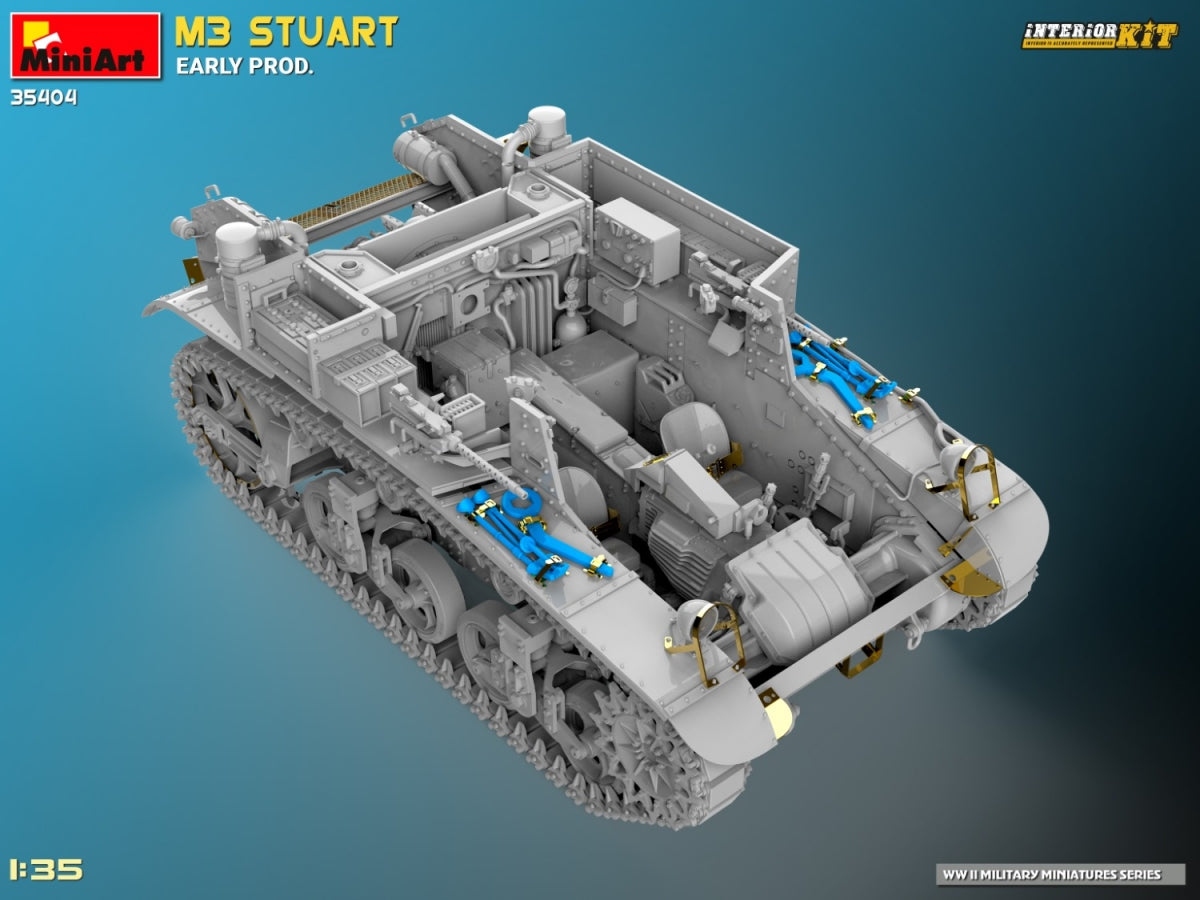 MiniArt 35404 M3 STUART EARLY PROD. INTERIOR KIT 1/35 – image 12