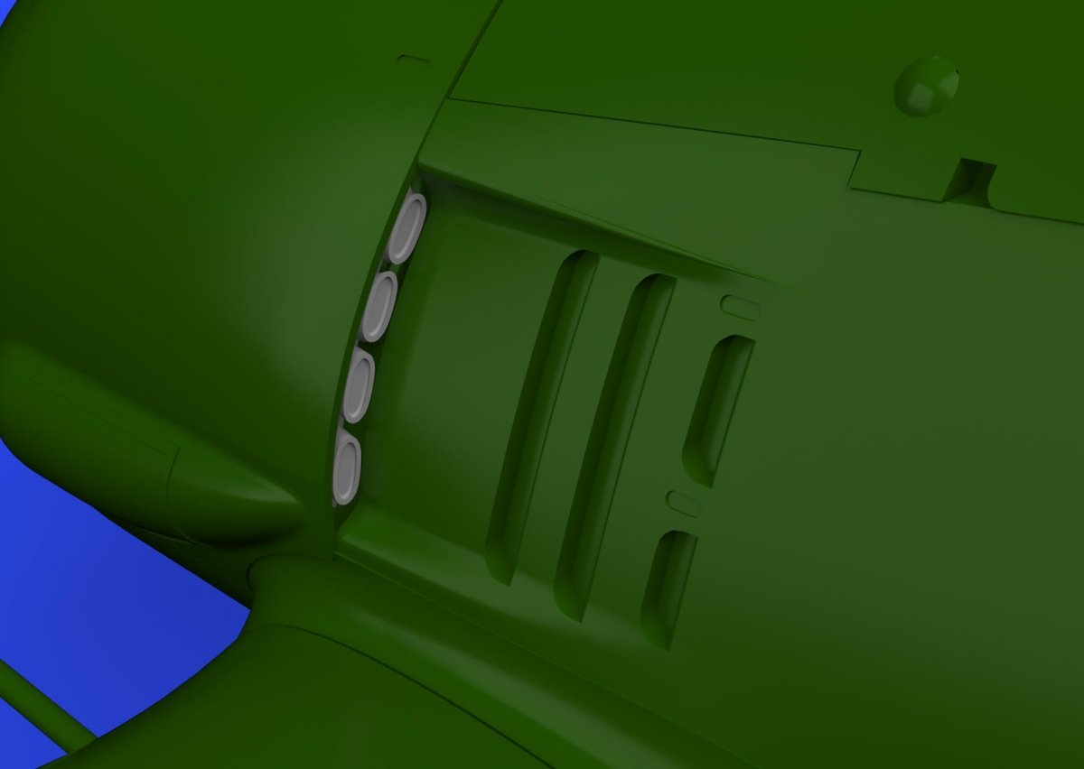 Eduard 648381 Fw 190A exhaust stacks EDUARD 1/48 – immagine 4