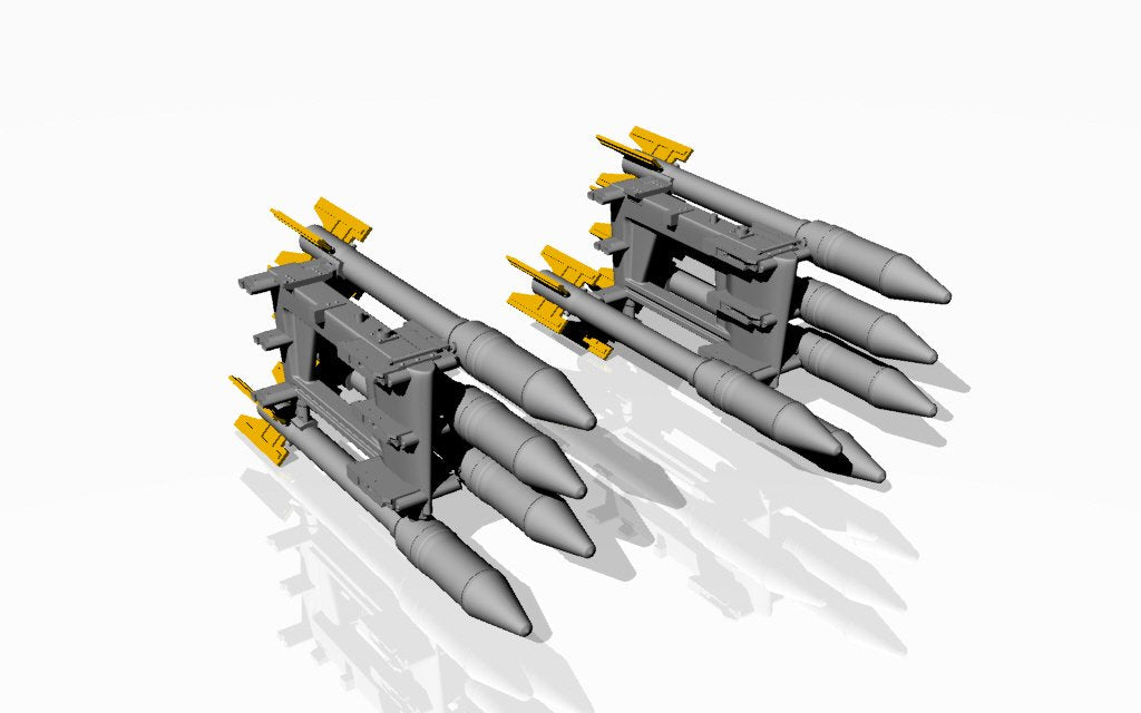 Armory Models ACA4814 S-3K unguided missiles w/ APU-14U launcher rack 1/48 – imagen 2