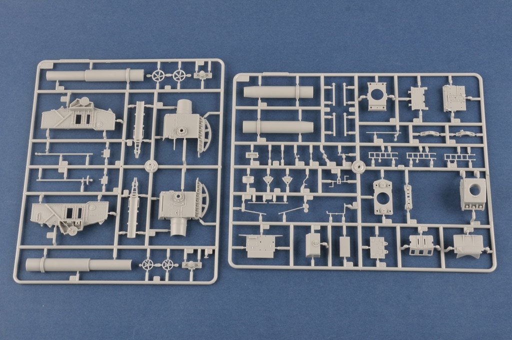 Hobby Boss 82961 German KARL-Geraet 040/041 on Railway Transport Carrier 1/72 – image 10